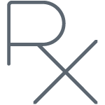 grey prescription icon